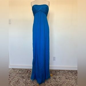 Beautiful silk blue dress
